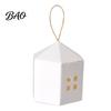 Party Supplies for Guests 10PCS House Shaped Candy Boxes with Lanyard, DIY Decorative Cardboard Hollow Window Gift Treat Containers, Small Item