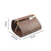 Tissue Box Cover Napkin Dispenser Retro Wooden Holder Paper for Restroom Hotel
