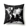 Polyester Pillow Case Automobile Decoration Home Printed Pillow Case Waist Cushion Cover Car Cushion Head Cushion Cover
