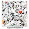 50 Pictures of Crane Graffiti Personalized Ancient Style Animal Cartoon StickerDIY Suitcase Sticker Waterproof