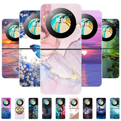 Para Capa de Telefone ZTE Nubia Flip Flip2 Concha Dura Protetora de PC Estampada de Animal Estilosa Cobertura Transparente Para ZTE Libero Flip Fundas