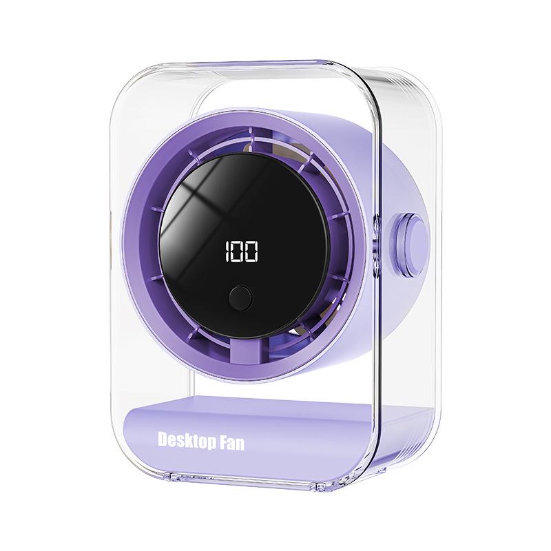 

2026 Rechargeable Smart Desktop Circulation Fan for Home and Office Use F15