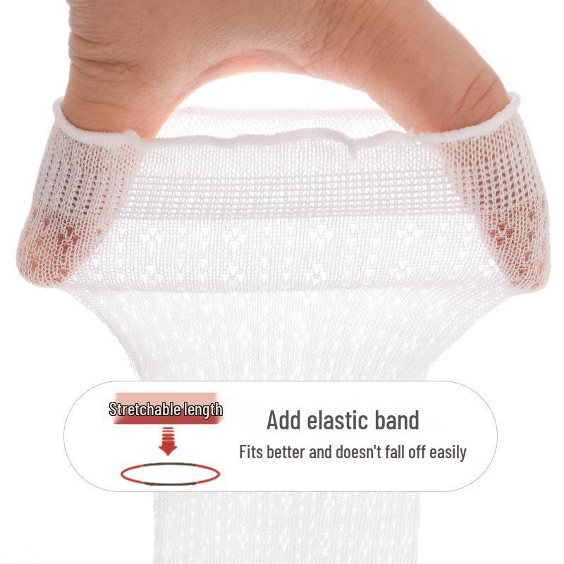 Kids' Candy Color Over-the-Knee Socks - Spring/Summer Breathable Mesh, Combed Cotton Long Socks