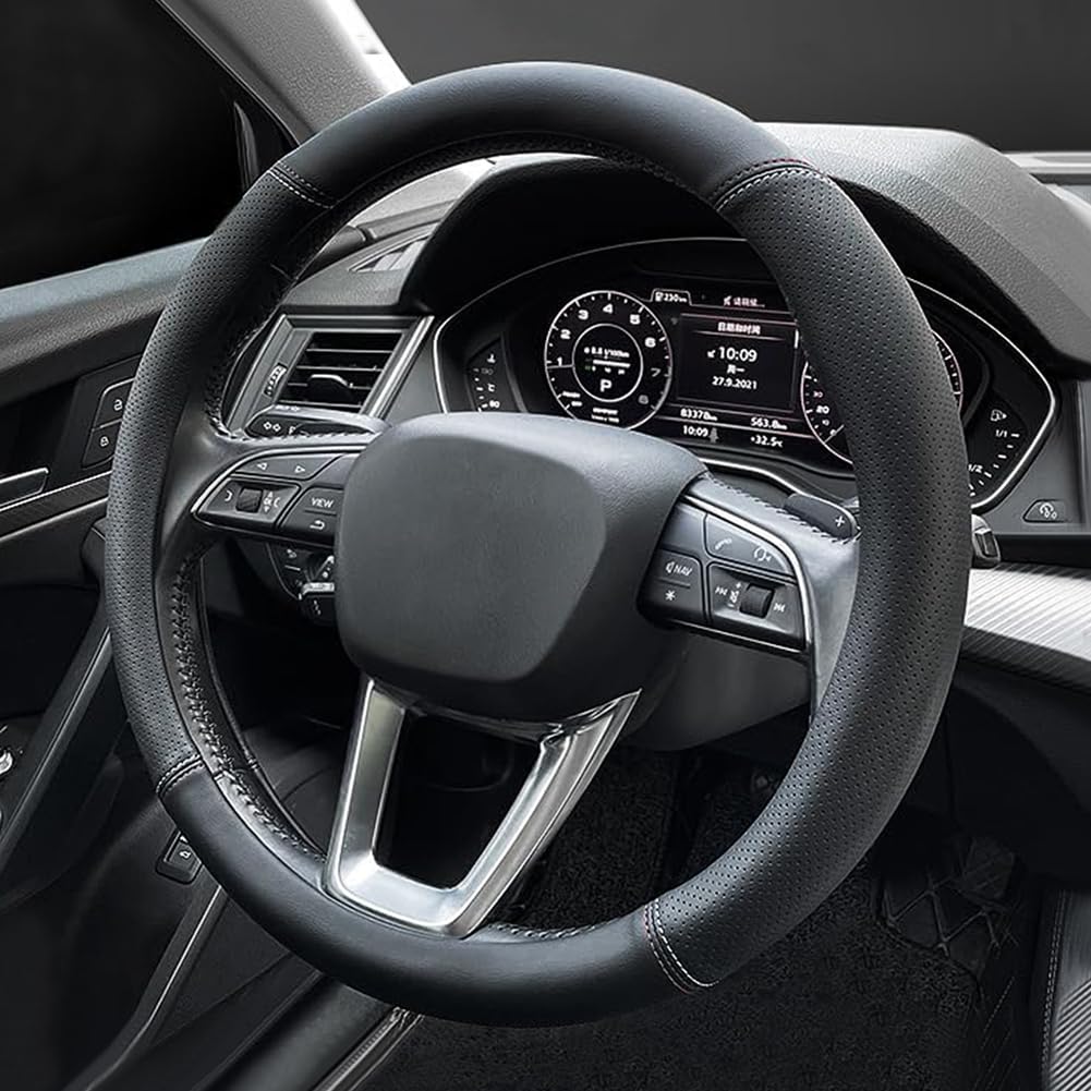 HUACHENG Steering Wheel Cover for Small Size Kei Genuine Universal Suitable for Regular Steering Wheel Protection Custom Interior Car Supplies Cars,