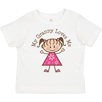 Inktastic My Granny Loves Me Toddler T-Shirt Grandma Grandchild Granddaughter