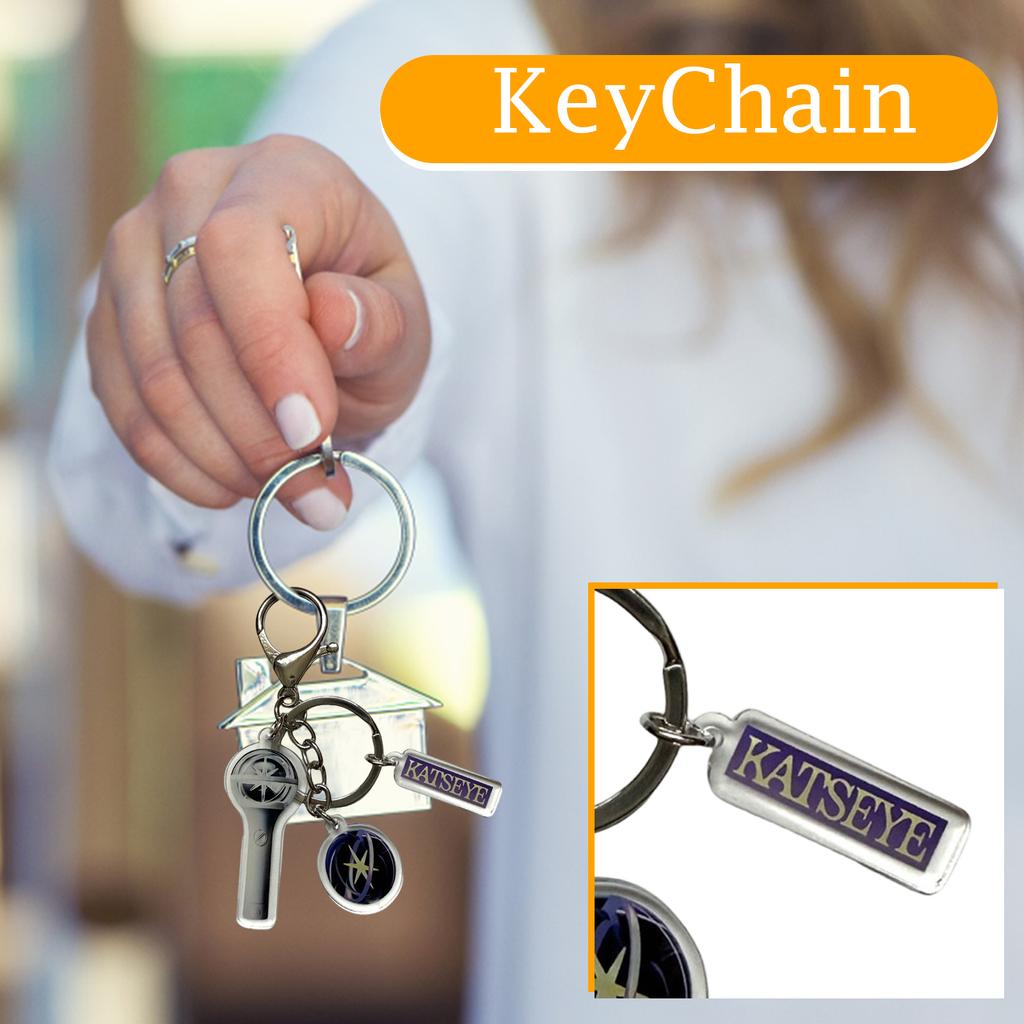 Girl Group Merchandise Support Light Keychain Acrylic Pendant Key Ring Merchandise