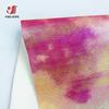Rosy clouds Tie-dye PU Leather Fabric Waterproof Shiny Faux Leathers for DIY Gift Craft Sewing Hair Bow Earring Making Material
