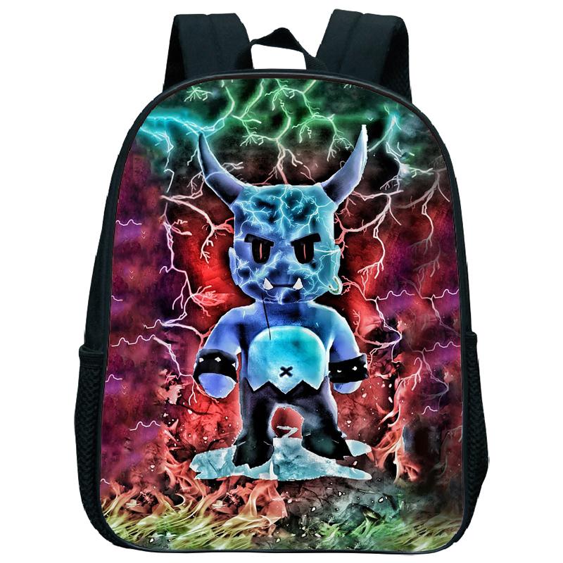 Stumble Guys Nursery Backpack Stumble Game Children Kindergarten Toddlers Student Schoolbag Shoulder Bag Kids Bags