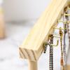 Sieraden Organizer Displaystandaard Hout Ketting Ophanging Aanrecht Rek voor Kettingen Oorbellen Armbanden Vitrine Opbergrek