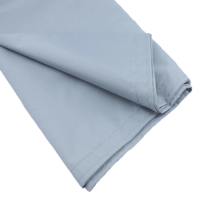 Grey Polyester Waterproof Privacy Screen Net Terrace Windproof Fencing Net Rainproof Sun Shading Sails Canopy