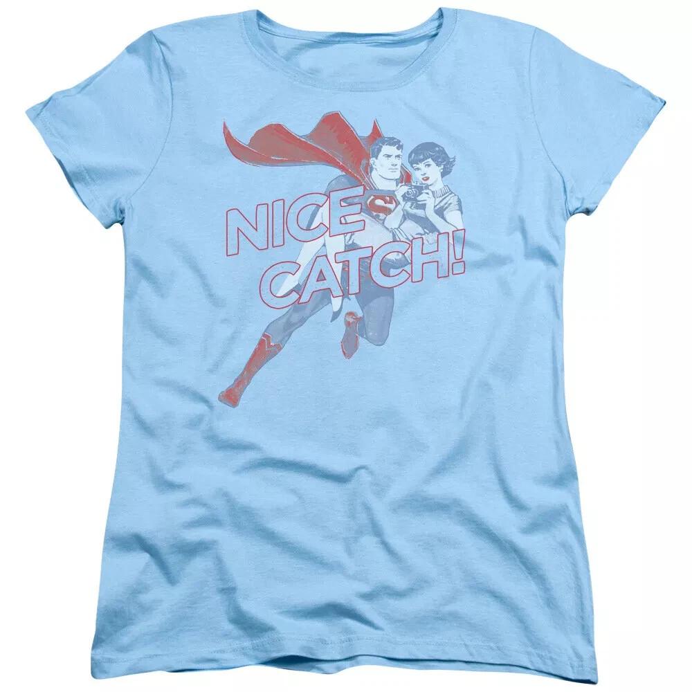 Superman  Nice Catch  Women s T-Shirt 4XL