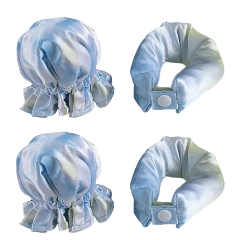 2/4 szt. Zestaw wałków do loków bez ciepła Bez ciepła Lokówka do włosów Jedwabne loki Miękkie wałki do włosów Opaska do spania Lokówki do włosów Narzędzia do stylizacji