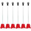 6-Pack Helix Paint Mixer Attachment for Drill - 11.8" Industrial Stirrer Paddle, 1 to 5 Gallon Epoxy Resin Mixer