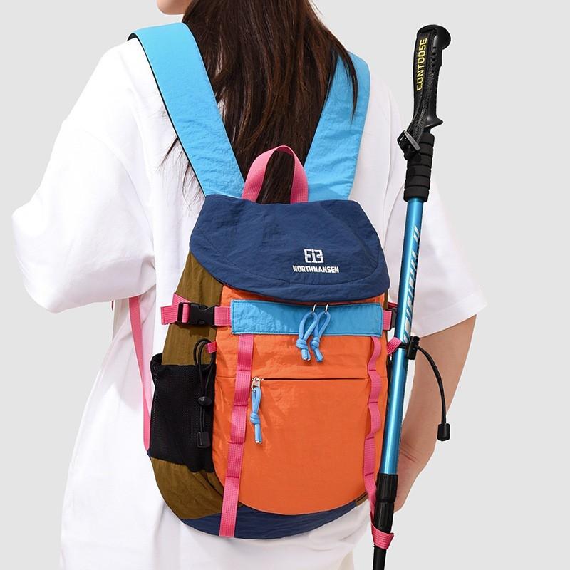 Zaino Leggero Impermeabile da Escursionismo Donna Uomo Capacità 20L Daypack in Nylon Trekking Outdoor Ciclismo Viaggio