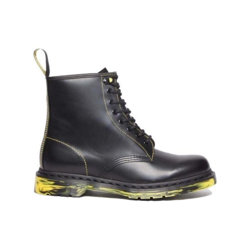 Dr. Martens Dr.Martens 1460 Marbled Sole Smooth Leather Lace Up Boots 'Black' Men's 31158001