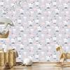 Teddy Bears Clouds Hearts Wallpaper for Living Room and Bedroom 50x1000