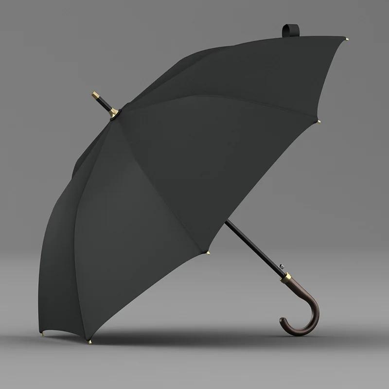 Big Long Umbrella for Men 121cm Luxury Golf Umbrella Windproof Strong Fashion Large Rain Umbrella for Woman