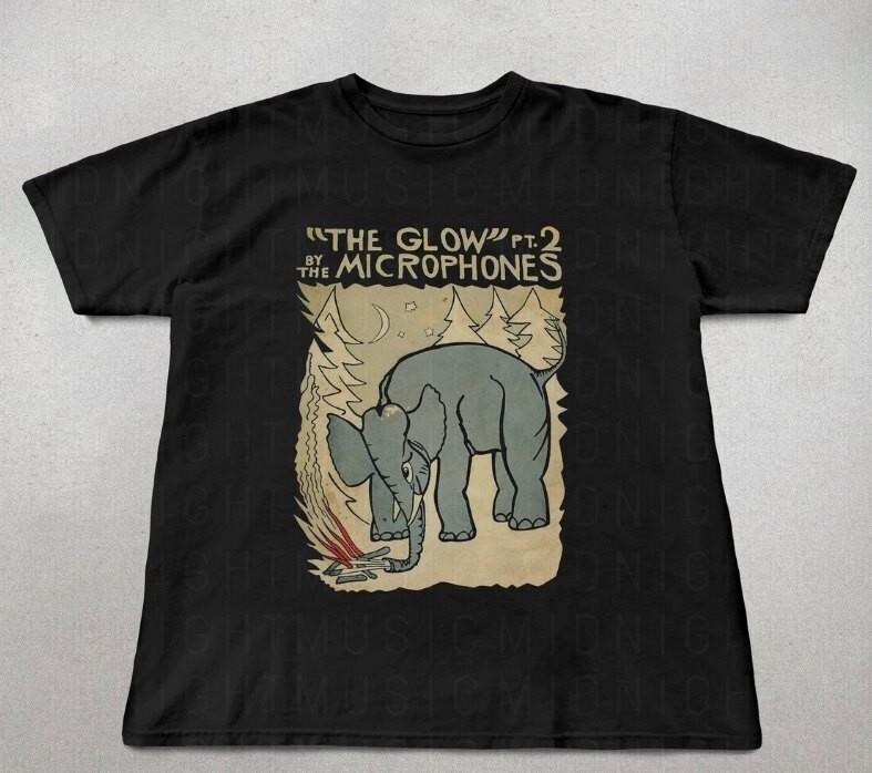 

The Microphones T-Shirt, The Glow Pt2 Tee, Indie band shirt XL
