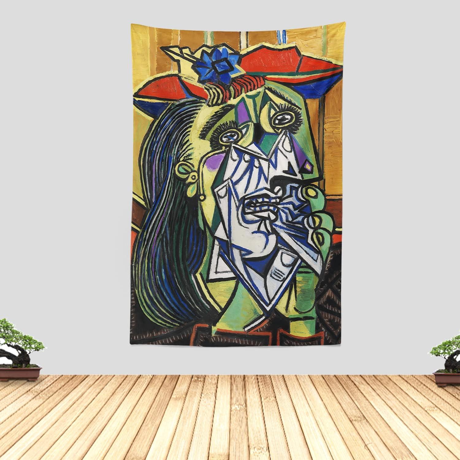 Pablo Picasso s Citteri Tapestry: The Weeping Woman 75x100 чёрный