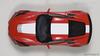 AUTOart 1/18 Scale Chevrolet Corvette C7 Grand Sport Red with White Stripes and Black Hash Marks