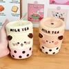 Ceramic Straw Cup Souvenir Gift for Girls Water Cup High Looking Mug Office Cup Home Couple Cup Men
