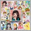 50 Cardcaptor Sakura Stickers - Japanese Anime Character Decorations for Journals and Suitcases