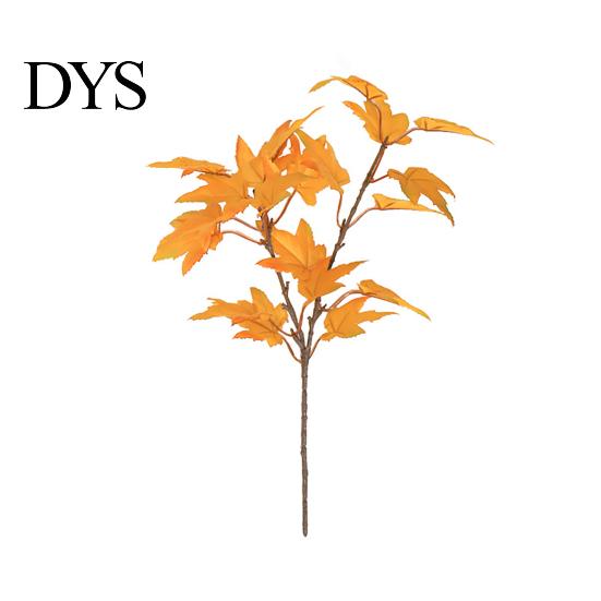 Fake Fall Leaves for Floral Arrangements Artificial Maple Leaf Stems, Faux Branches, Autumn Silk Realistic Branch Home Decoration Thanksgiving Harvest