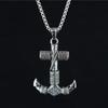 Vintage Pirate Anchor Necklace Pendant Men Sailor Personalized Hip Hop Fashion Jewelry