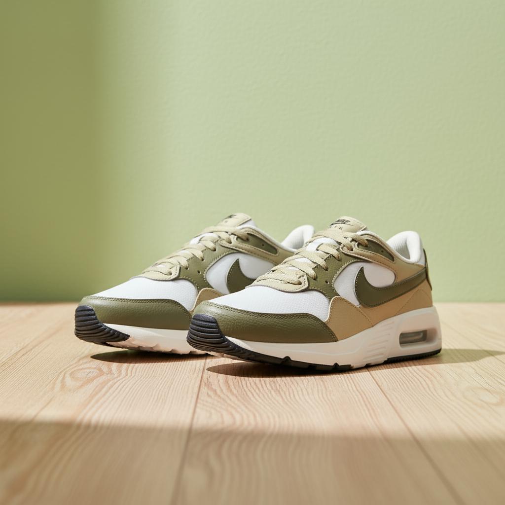 Nike Air Max SC Neutral Olive Light Bone Men Sneakers Green Medium-Olive FQ6015-200