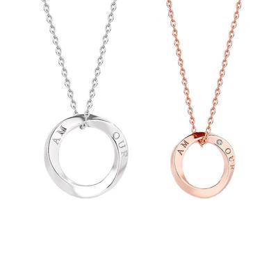 Paar Halskette für Erwachsene Partner Halskette Paar Passend Geschenk Silber Paar Accessoire Passende Halskette Jahrestag [kokoromilove]