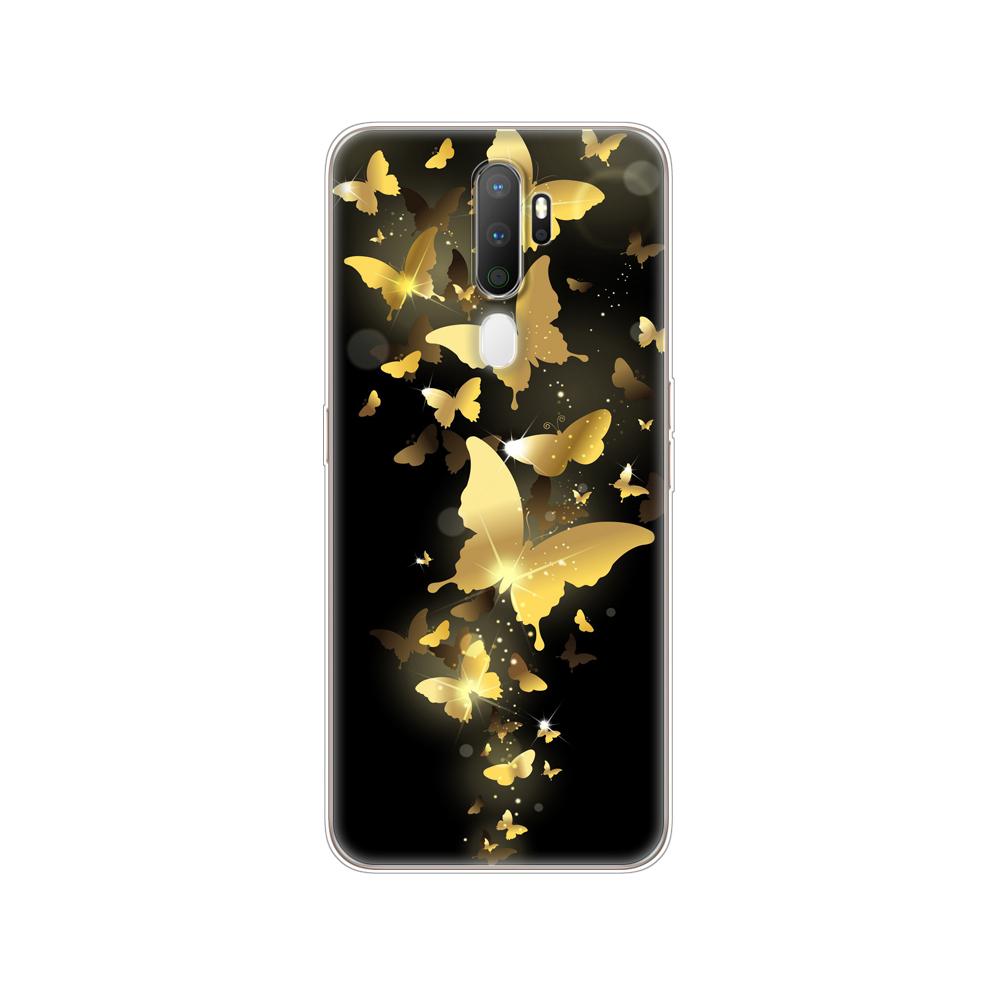 Pouzdro Pro Oppo A9 A5 2020 Pouzdro Měkké TPU Kryt na Zadní Stranu Telefonu Pro OPPOA9 OPPOA5 Coque Silikonové Pouzdro 6.5" Kůže nárazuvzdorná roztomilá