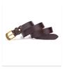 Women's Retro Korean Style Cowhide Leather Belt with Pin Buckle for Jeans