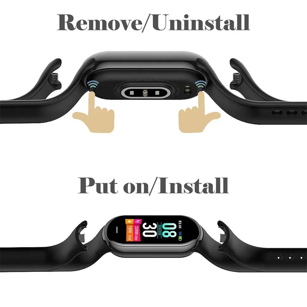 2 PACK Silicone Strap+case For Xiaomi Mi band 8 Replacement miband8 sport Bracelet Accessories smart band 8 waterproof cover