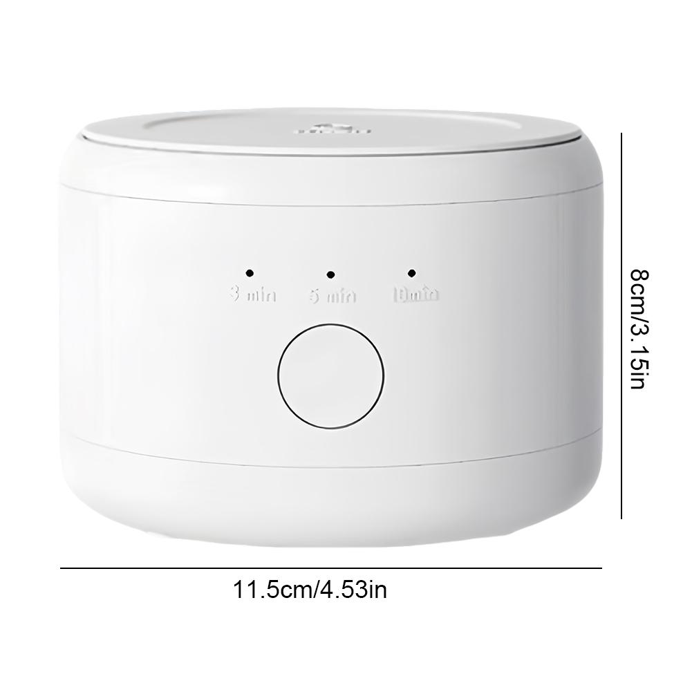 Ultrasonic Electric Braces Cleaning Box One-Touch Operation Automatic Cleaning Device USB Rechargeable for Watches Glass Rings