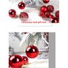 High-quality Plastic Christmas Ball Set 8 Colors 3-6cm Xmas Ornament Ball Suspensable Xmas Baubles Party