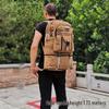 Extra Large Thickened Canvas Backpack for Hiking and Travel - Unisex