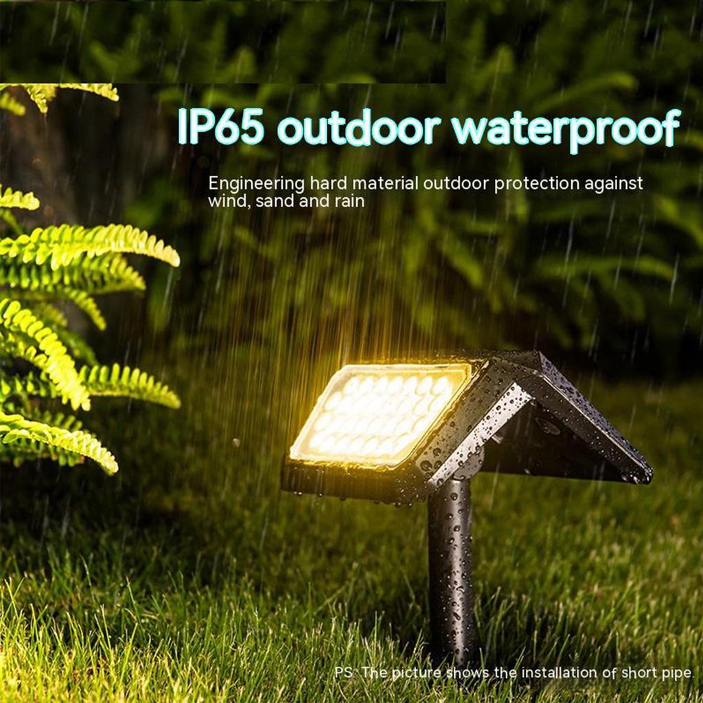 Outdoor Solar Ground Light Home Intelligent Light Sensing Waterproof Ground Plug Lights For Garden Lawn
