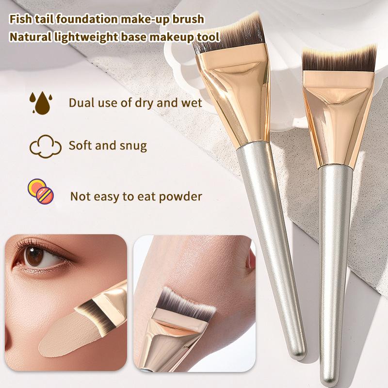 Makeup Angle Foundation Cosmetics Brush Makeup Palette Set Foundation Cream Mixing Tool Nail Art Cosmetic Makeup Tool Kits