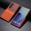 Business Kevlar Carbon Fiber Texture Magnetic Case for Samsung Galaxy Z Fold 8 Ultra 7 6 5 4 Screen Glass PC Hinge Protect Cover