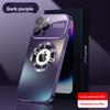 Nuova custodia in titanio per iPhone 16 15 14 Pro Max, Cover magnetica opaca di lusso con protezione per obiettivo fotocamera, Guscio anti-graffio per ricarica wireless