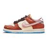 Social Status x Nike Dunk Low PS Chocolate Milk Kids Sneakers Tan Canvas Mid-Soft-Pink DM3349-700