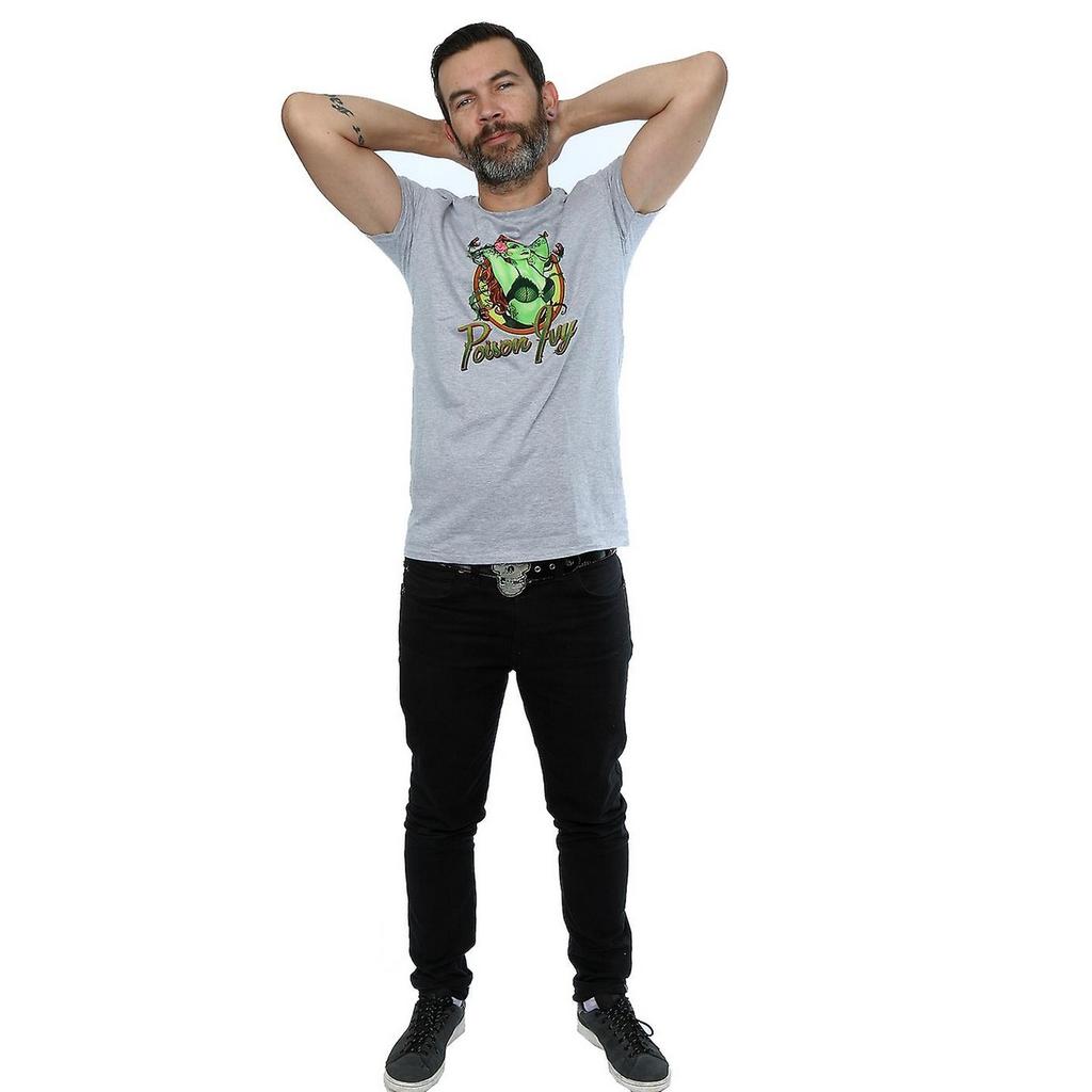 DC Bombshells Herren Poison Ivy Badge Heather T-Shirt