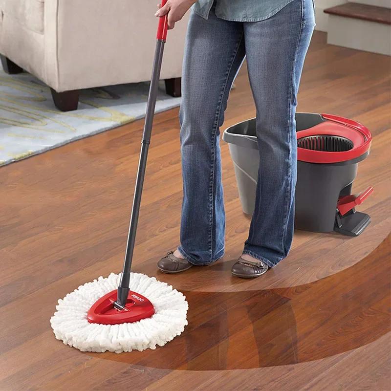 Thickened and Super Absorbent Triangular Plate Mop Head Replacement, Ultra-Thin Fiber