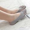 Breathable Invisible Women Five Finger Sock Anti skid Liner Low Cut Ankle Socks