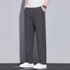 PLAYBOY Men's Summer Lightweight Casual Straight-Leg Trousers