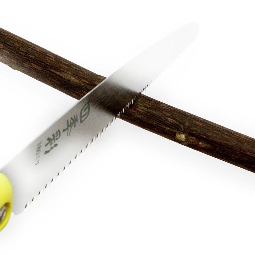 Bigman Shikisai Pruning Saw 180mm NG-186, Japanese Hand Saw for Branch and Root Cutting, Non-Slip Soft Grip