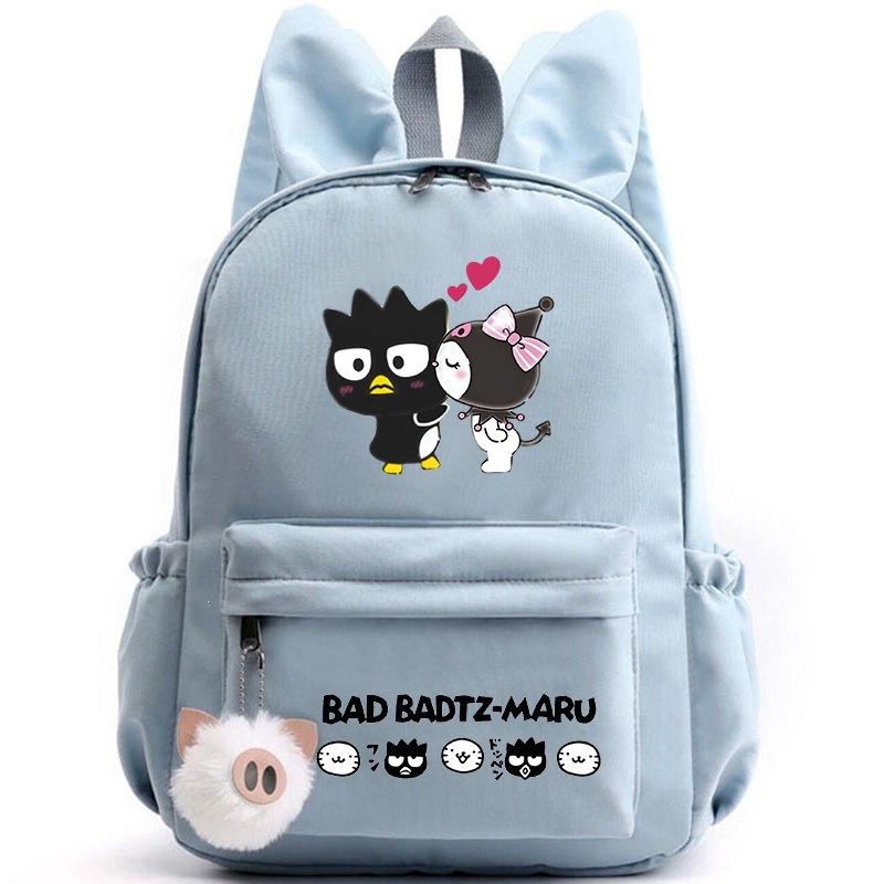 Schulrucksack mit großer Kapazität und Schultergurt; Schüler Drei-teiliges Federmäppchen-Set