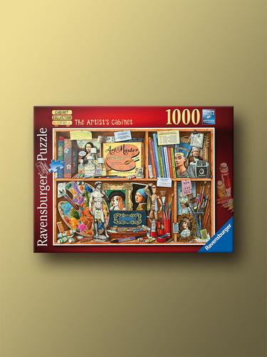 Artist s Bookshelf 1000-Piece Ravensburger Jigsaw Puzzle