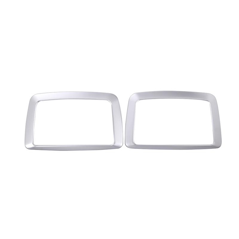 

For BMW 7 Series G11 G12 2016 2017 For 5 Series G30 G31 2018 ABS Chrome Rear Cosmetic Mirror Frame Cosmetic Decorative Panel серебряный