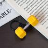 Cross-Border Sports Keychain: Creative Metal Dumbbell Pendant